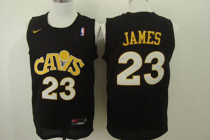 Men CAVS 23 Lebron James Jersey Black Cleveland Cavaliers Jersey Fanatics