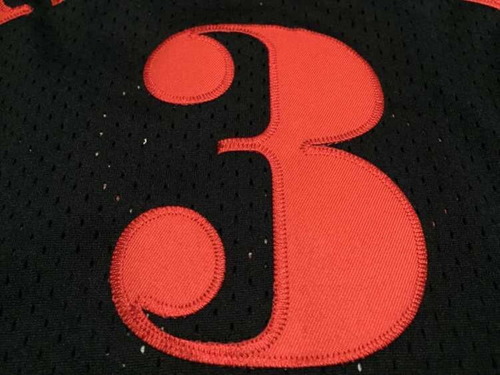 Men 3 Allen Iverson Jersey Black Philadelphia 76ers Jersey Fanatics