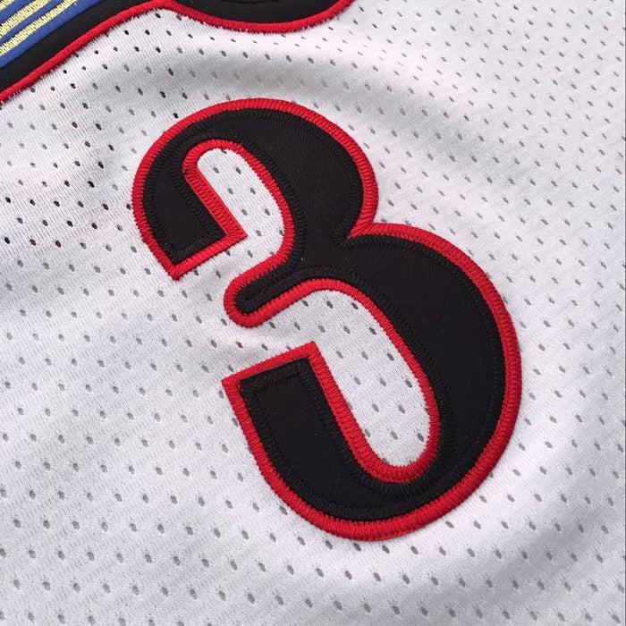 Men 3 Allen Iverson Jersey White Philadelphia 76ers Jersey Fanatics